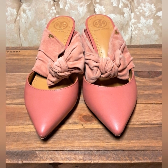 Tory Burch Elenoar Mules 3" Size 8 - Picture 2 of 8